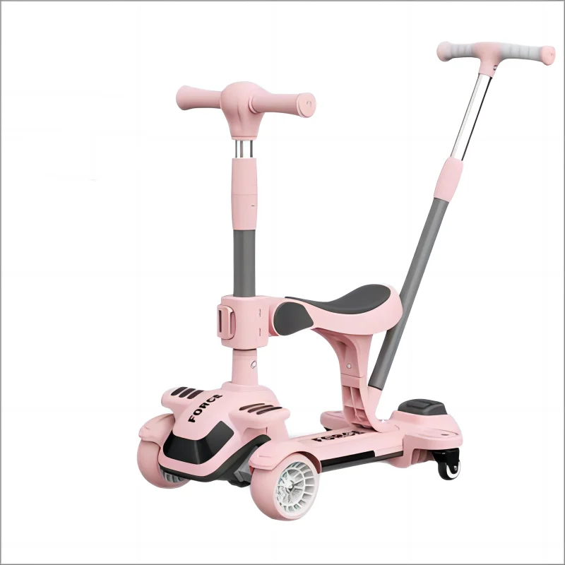 4in1 3 Wheel With Adjustable Height Folding Kids Ride-on Cars