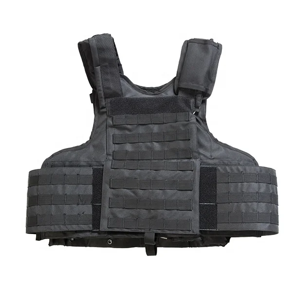 
Military tactical black aramid fiber fashion bulletproof vest 