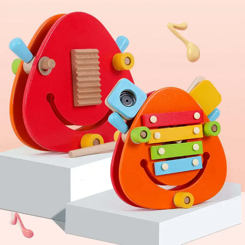 New Arrival Kids Educational Musical Instrument Set Toy Wooden Learning Model Montessori Educational Toys for Kids