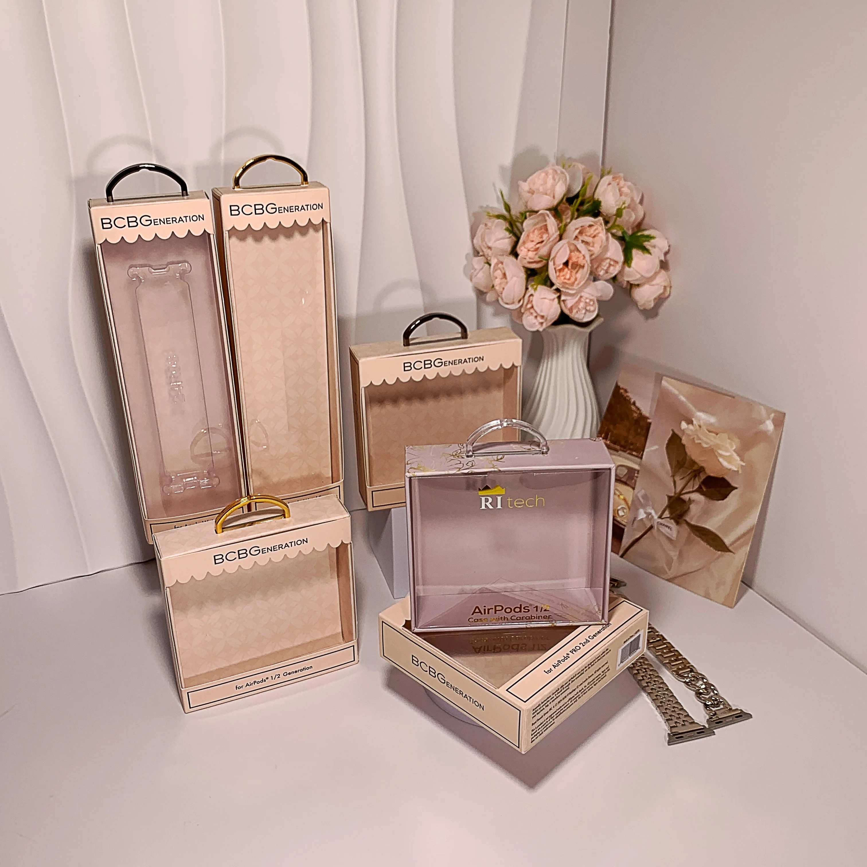 Luxury Logo Print Custom China Tea Small Watch Strap Wooden Boxes Perfume Packing Paper Gift boxes,Diclary Supple
