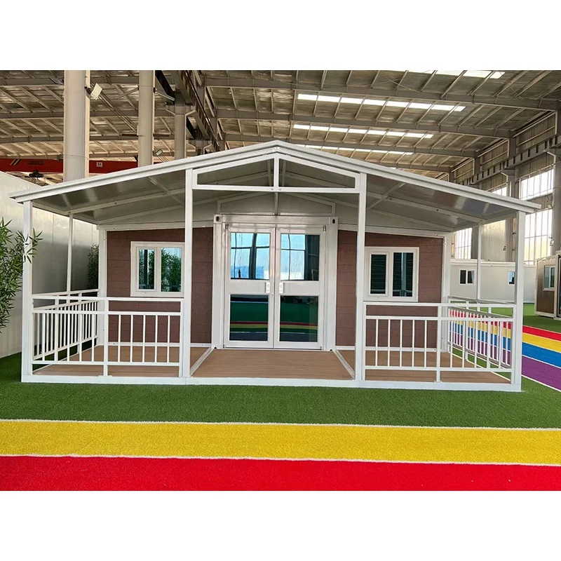 40 Foot Expandable Container Home Comfortable Living Space Prefab Shipping Container House Industrial Design Villas Made Steel