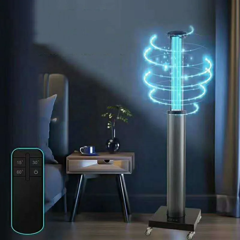 
150W Human Body Induction Automatic Switch UV Sterilizer Lamp Intelligent Automatic Telescopic UVC Disinfection light 