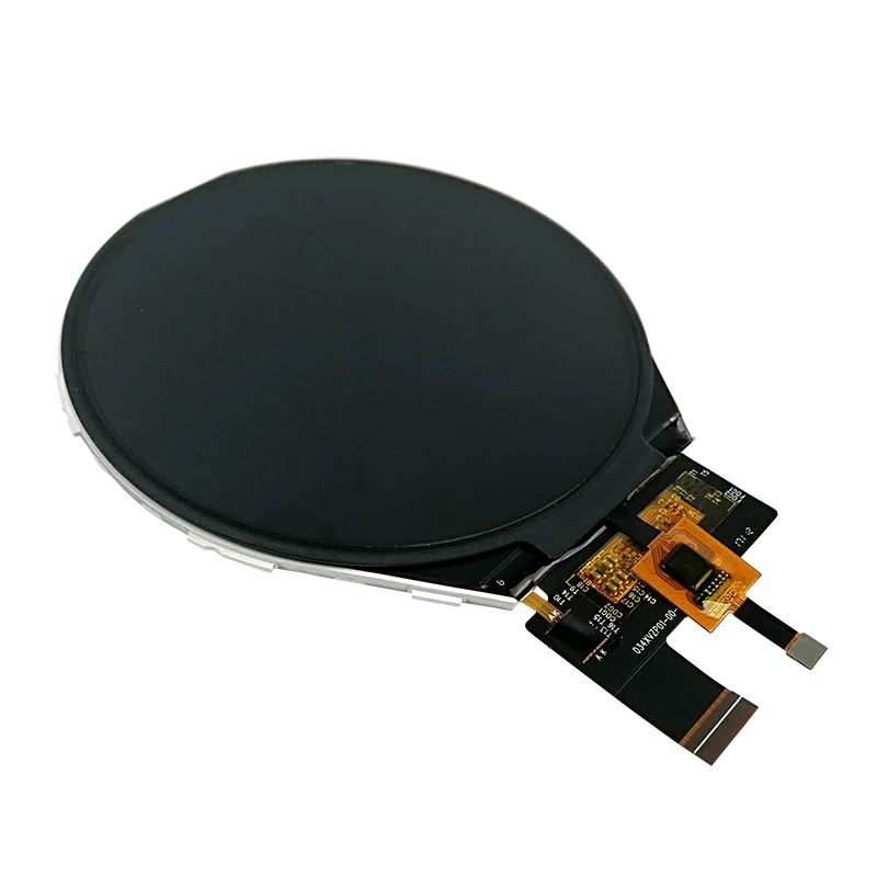 IPS 3.4 inch round lcd screen 800*800 with MIPI interface with capacitive touch tft lcd display module
