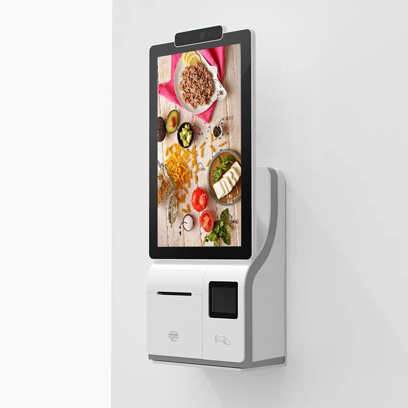 Totem Fast Food Check Out Kiosk Android And Wins Automatic Kiosk -Service Payment Self Service Kiosk