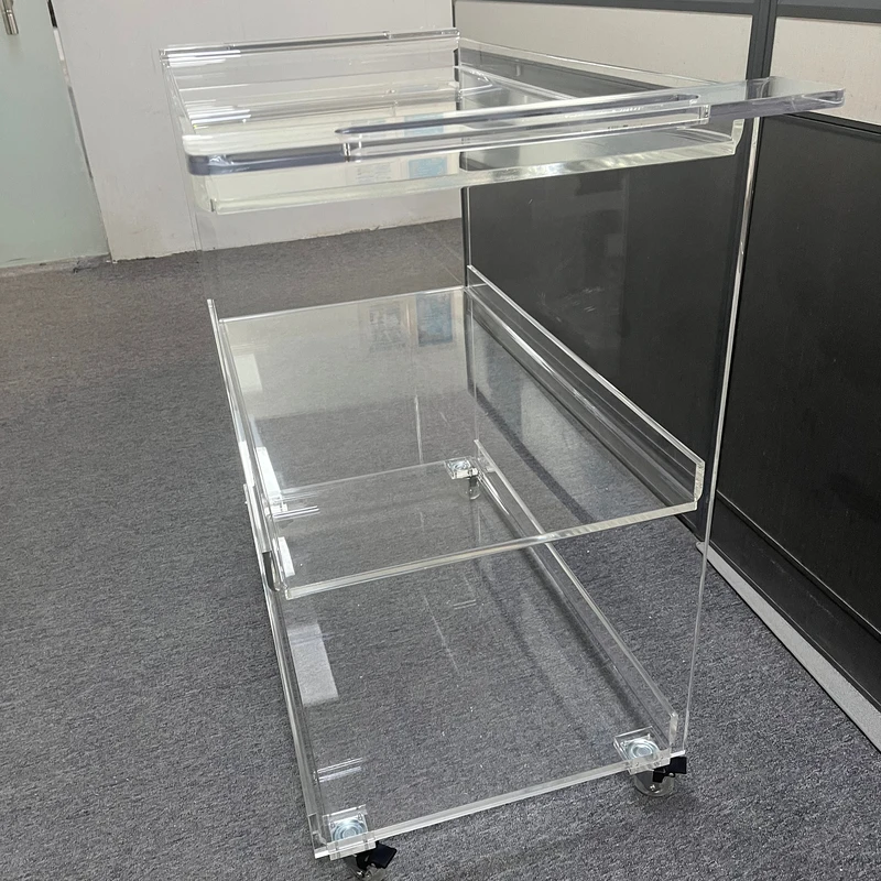 Acrylic coffee table transparency rectangle coffee table