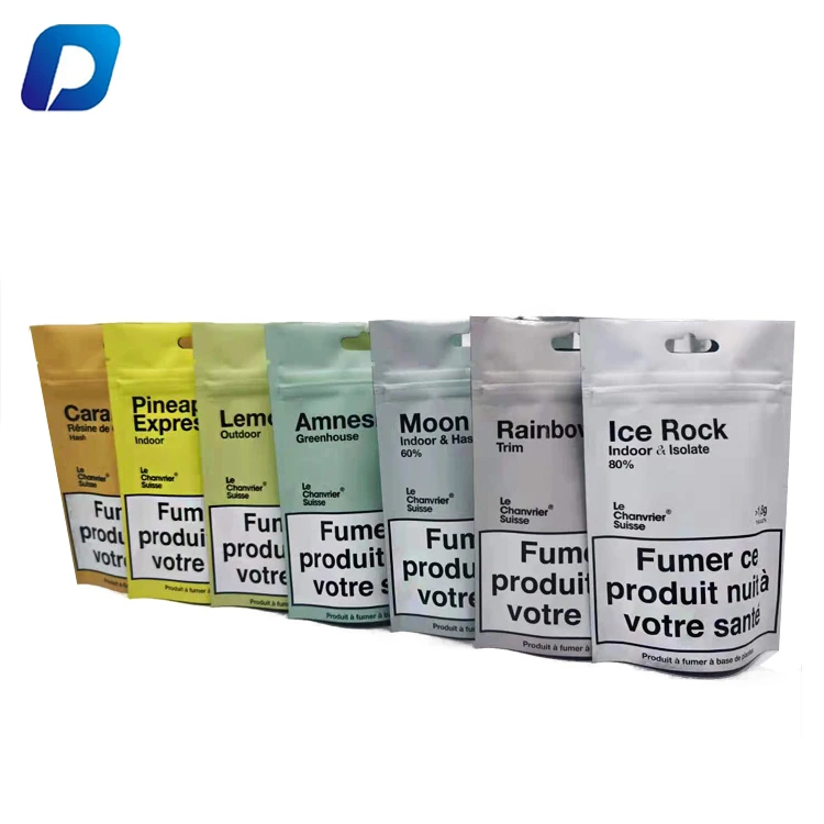 Custom Mylar Zipper Bags for Food Moisture Proof with Gravure Printing Industrial Use