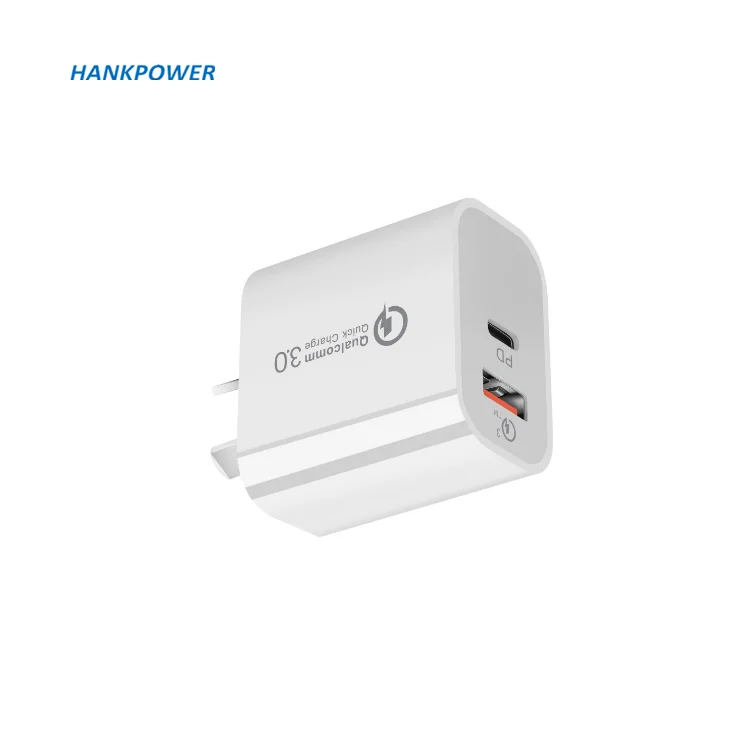 AU UK US EU Power Supply Plug 18W 20W PD QC3.0 Fast Charger Mobile Phone Wall Charger Adapter