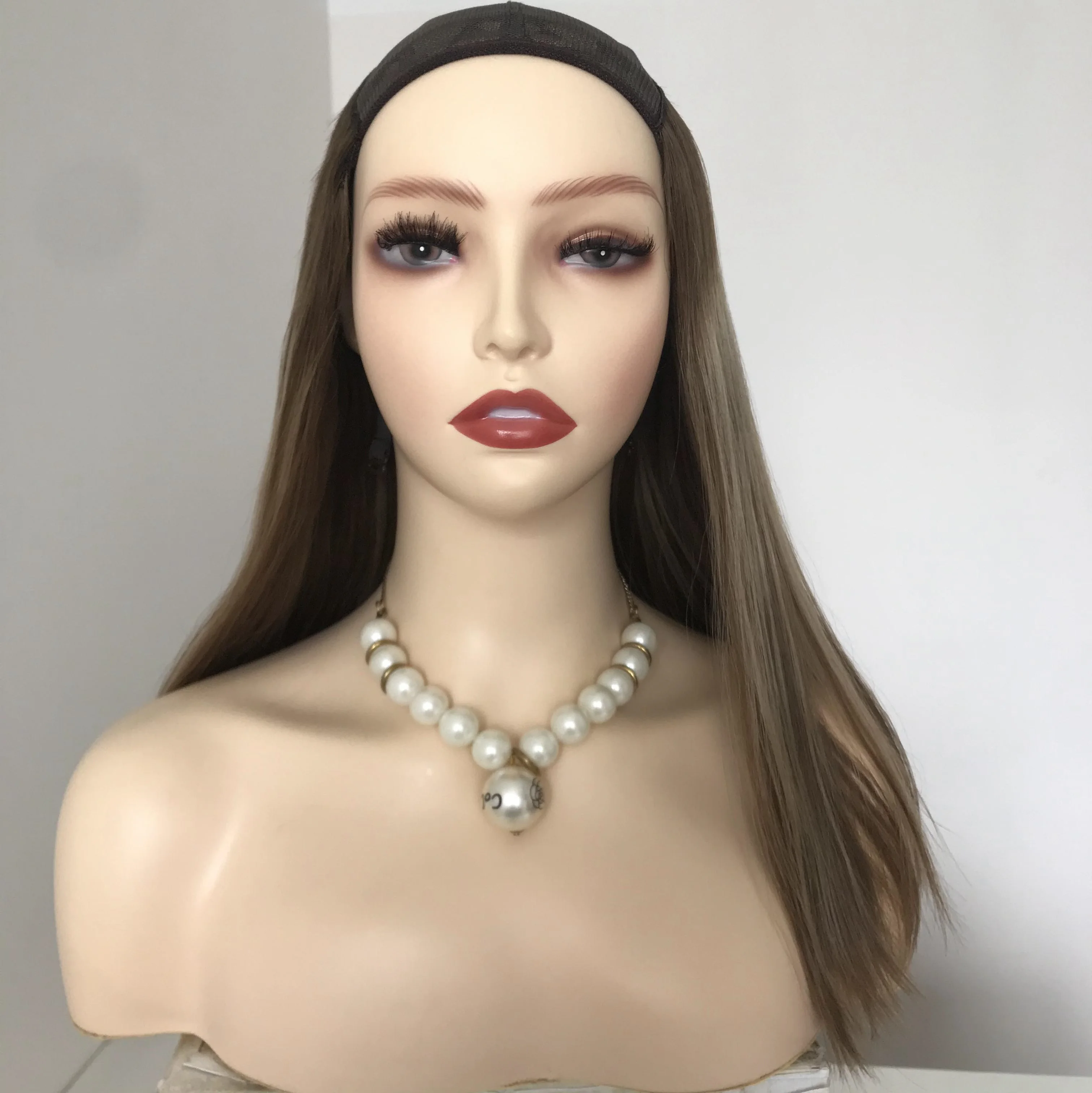 Hot Sales Jewish Hat Fall wigs Human Virgin Hair Machine Made Jewish European Hat Fall Wig