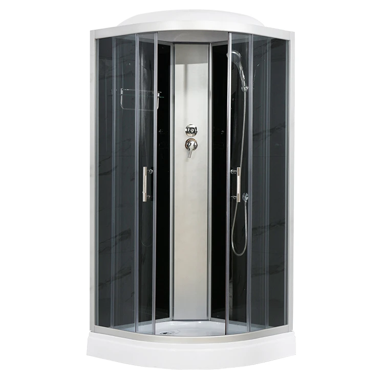 PROMOTION corner glass shower cabin portable bathroom cubicle