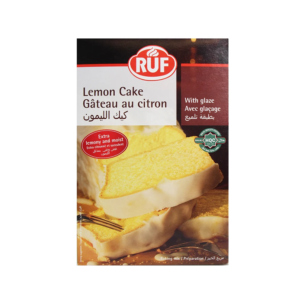 
Hot Selling Halal Baking Mix Lemon Cake Mix 