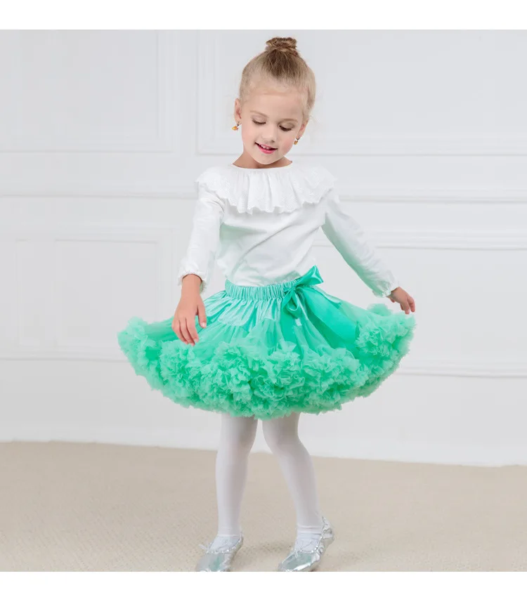 
Worth Buying Party Custom logo Tulle infant Dance Skirts 