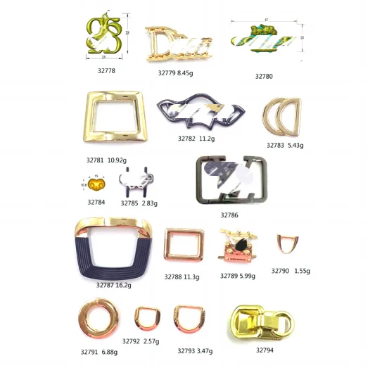 Fashion style buckle adjuster metal 2000 sets bronze used shoes shoe buckles for shoe making