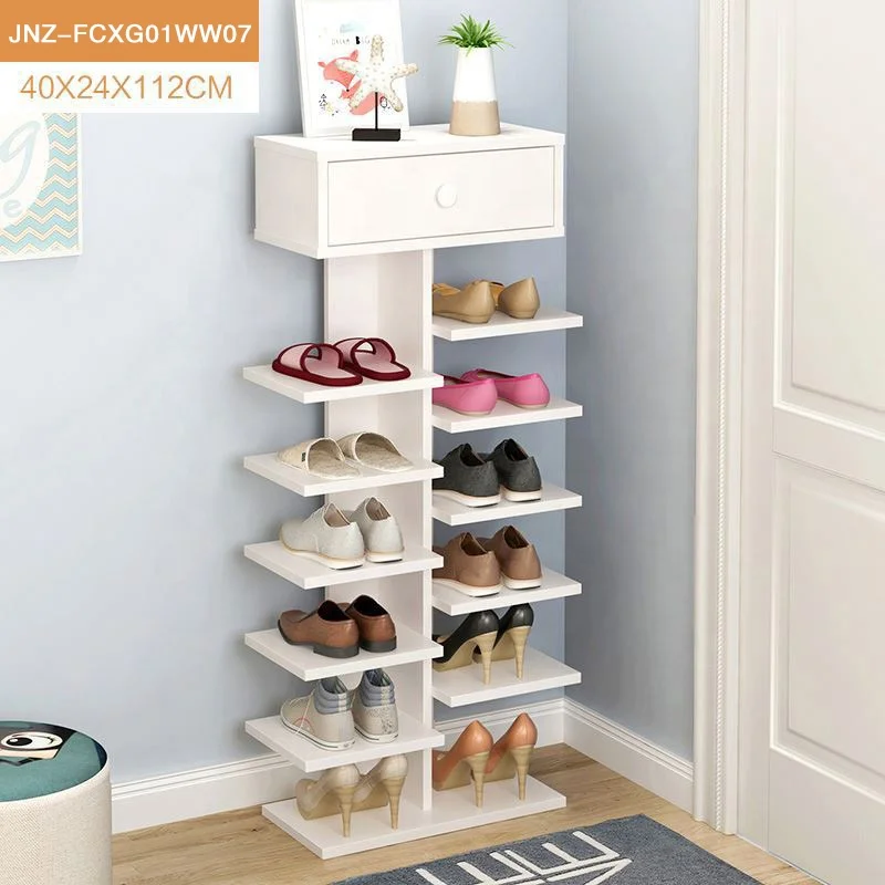 
Simple Multi-Tier Shoe Rack Storage Wooden Stackable Shoe Shelf Storage Organizer For Entryway,Hallway and Closet 
