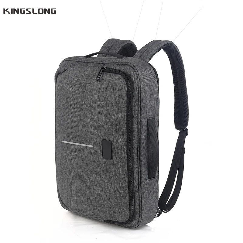 OEM 2 in 1 fashion 15.6 inch computer laptop backpack messenger bag suitable to school and business handbag for boy man student