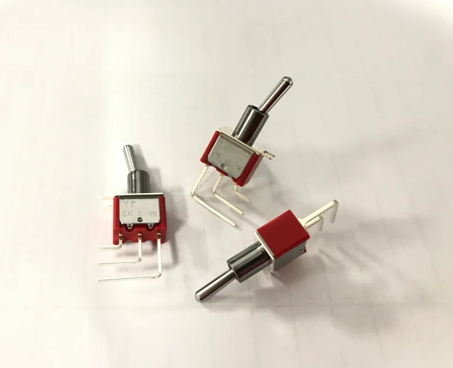 13*8 ON-NONE-ON Three needles with curved legs on the side toggle light switch momentary toggle switch toggle switch