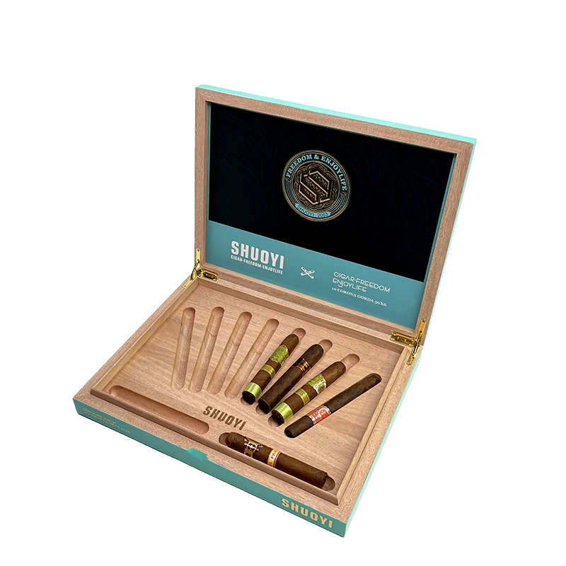 High Quality custom cigar boxes Packing cigar box wood Storage Spanish Cedar wood humidor Box