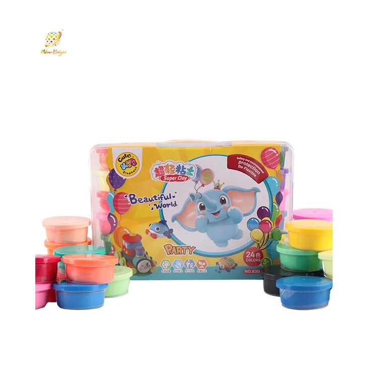 
Набор игрушек «сделай сам» из разноцветного пластилина и полимера 