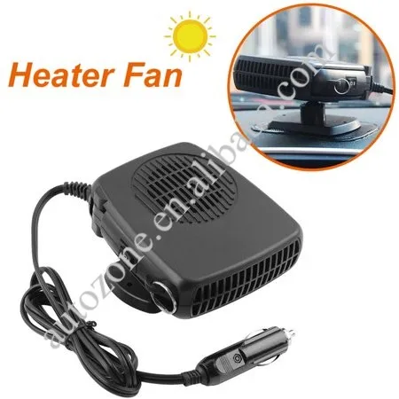 
Portable Car Heater Car Windshield Defogger Defroster Auto Fast Heating or Cooling Fan 12V 150W Auto Ceramic Heater Fan 3-Outlet 