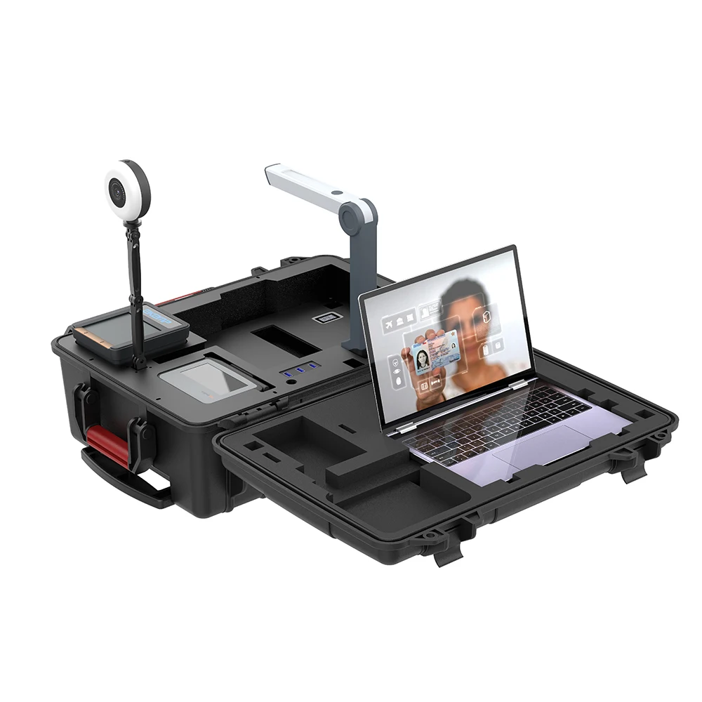 EKEMP Rugged VigoBox with Fingerprint/Iris Scanner and A Turnkey Solution for National ID/ e-Passport Solutions