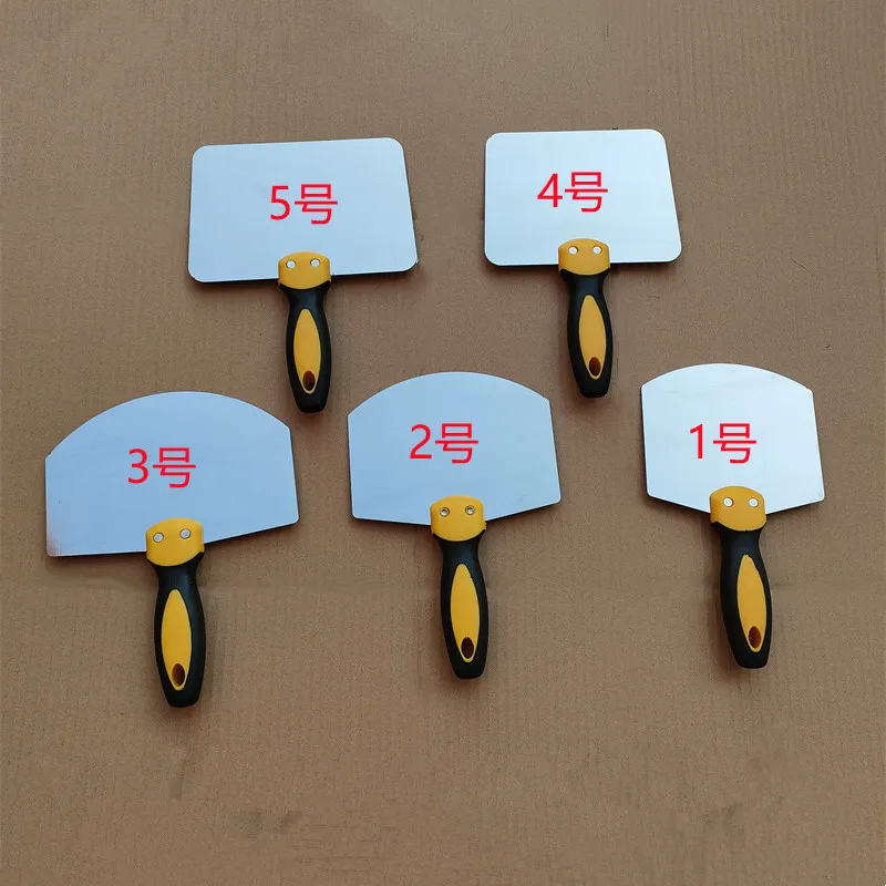 Tool Scoop Scraper Fit Round Bucket Shape for Drywall Mud Compound Stucco Coating