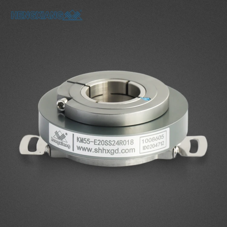 Multi-turn encoder KM55 accuracy 80' 24 bit absolute encoder on servo motor absolute ssi encoder hollow shaft