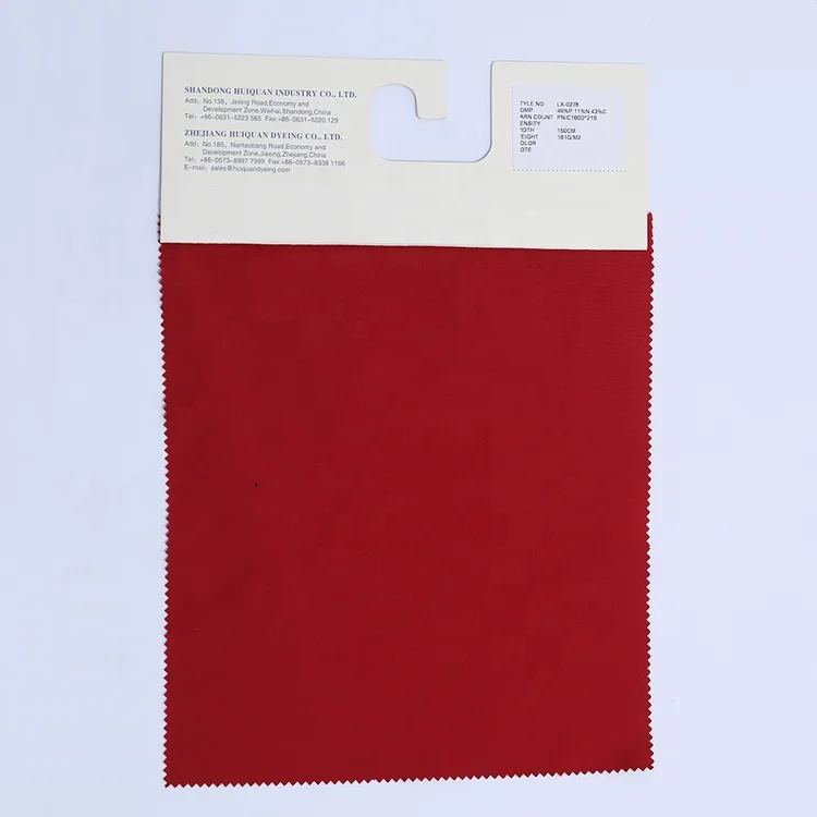 Hot Selling Blended Fabric Tencel Red Nylon Cotton Rayon Spandex Fabric