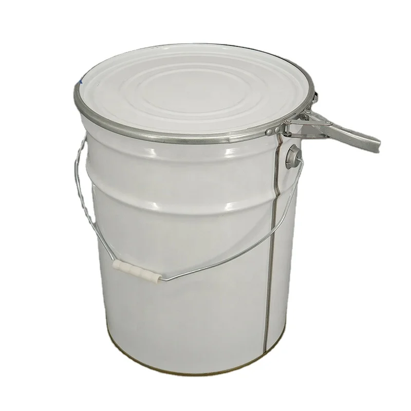 Factory Direct Sale 19L Round Tin Pail/bucket/barrel/drums Manufacture Empty Paint Pail and Steel Drums
