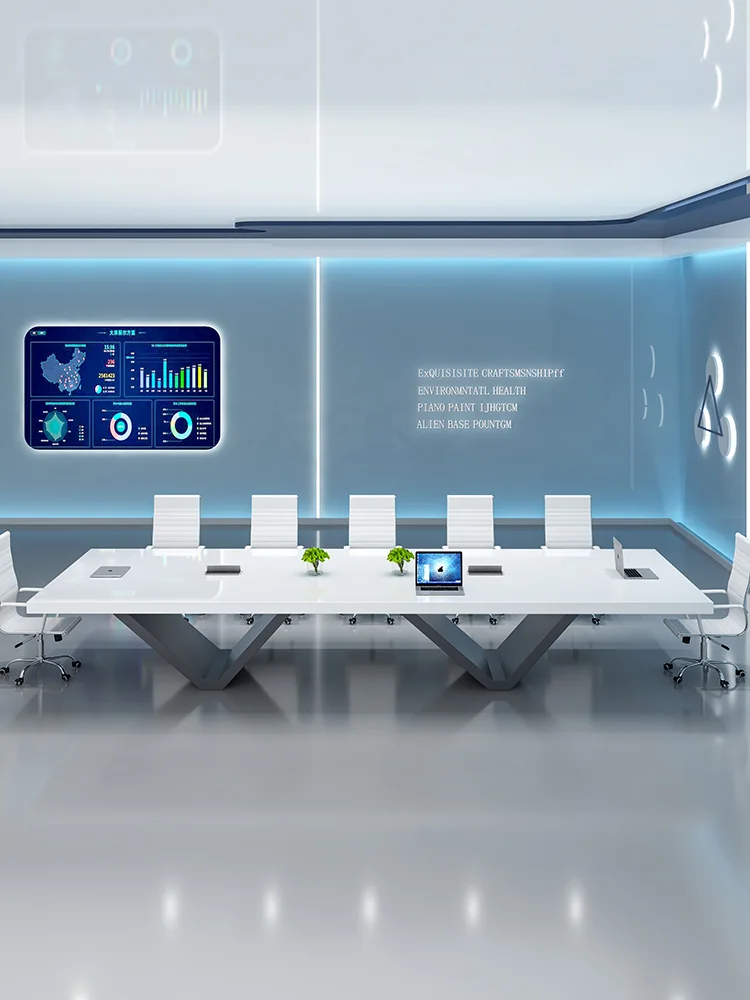 Современная Роскошная офисная мебель стол для конференц-зала конференц-зал представительского стола офисный коммерческая