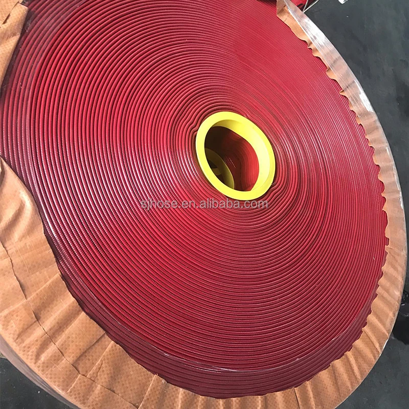 OEM Heavy Duty Water hose PVC Lay Flat Hose Brown Discharge Water Pump Hose