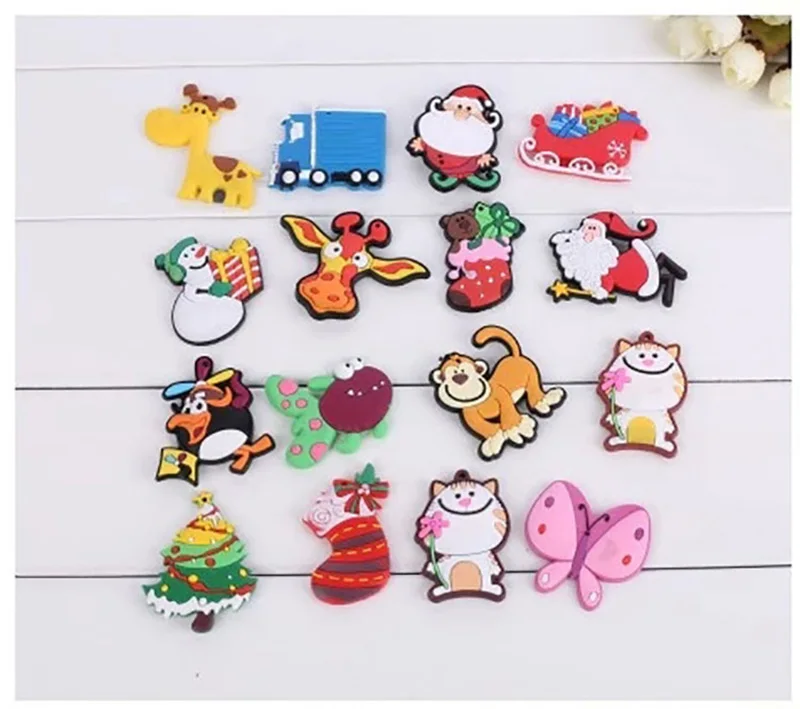 Design customized 3D cute cartoon animal logo resin refrigerator magnet magnet refrigerator for gifts and toys
