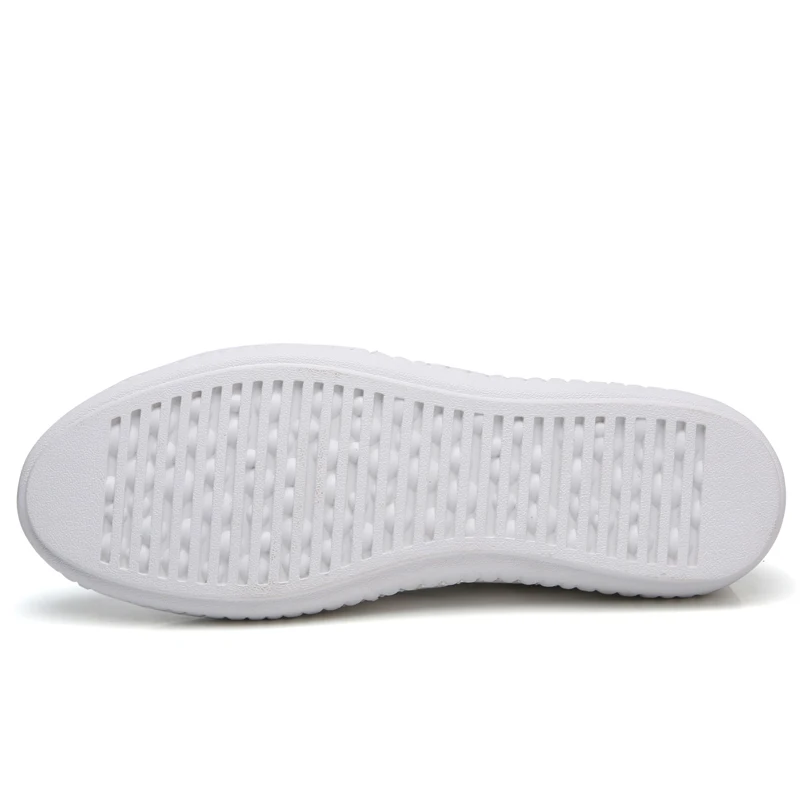 High quality OEM  handmade shoes flat casual shoes white genuine leather custom sneakers for women