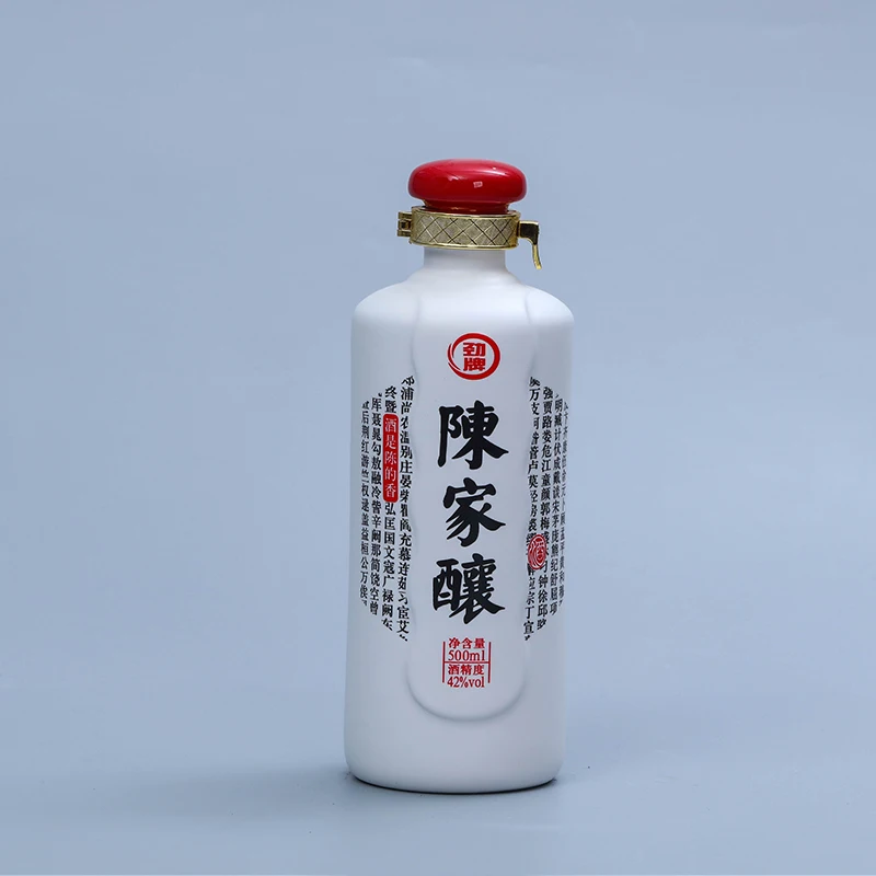 Ceramic cap cork bottle stopper