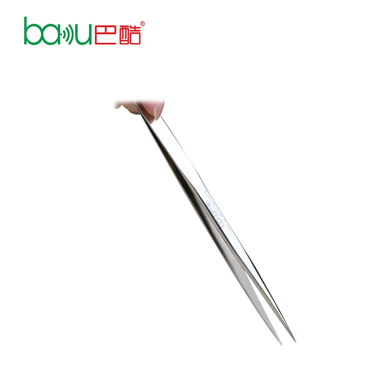 
Wholesale high quality 304 stainless steel polishing electrostatic tweezers hand tool circuit board BAKU ba-i6 