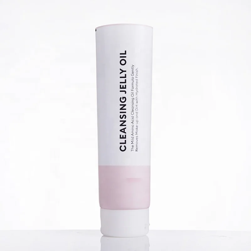 Custom Empty Eco Friendly Biodegradable Plastic PE Hand Cream Body Lotion Soft Cosmetic Packaging Squeeze Tube