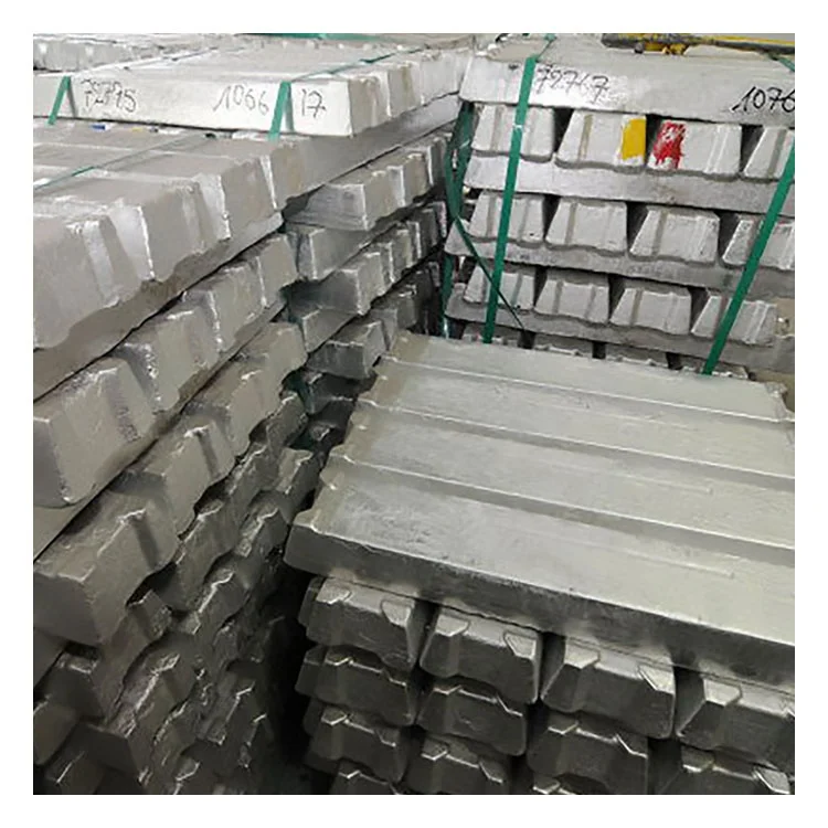 Manufactory High Purity 580mm*110mm*90mm A6 A7 A8 A9 99.96% 99.97% 99.98% 99.99% Aluminium Ingots