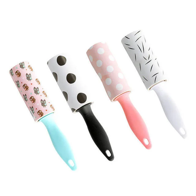 Mini Travel Folding Portable Sticky Washable Lint Roller Brush