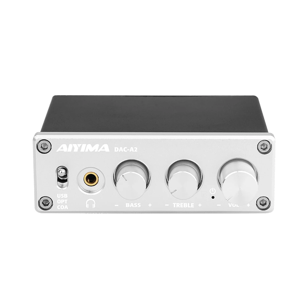  AIYIMA DAC-A2 2.0CH USB DAC аудио декодер звуковой усилитель цифро-аналоговый преобразователь MINI HiF