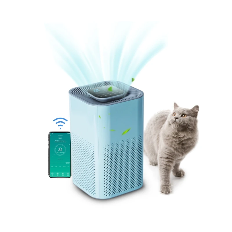 Air purifier with fragrance WIFI control Activated carbon air purifier for home true hepa h13 filter