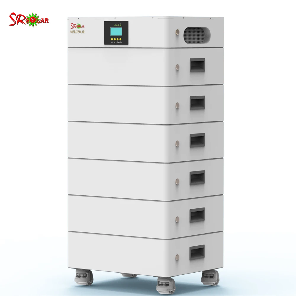 6 Layer Stacked Energy Storage Lithium Battery 30KWh All in one Mobile ESS Built-in 5kw Inverter home energy storage system