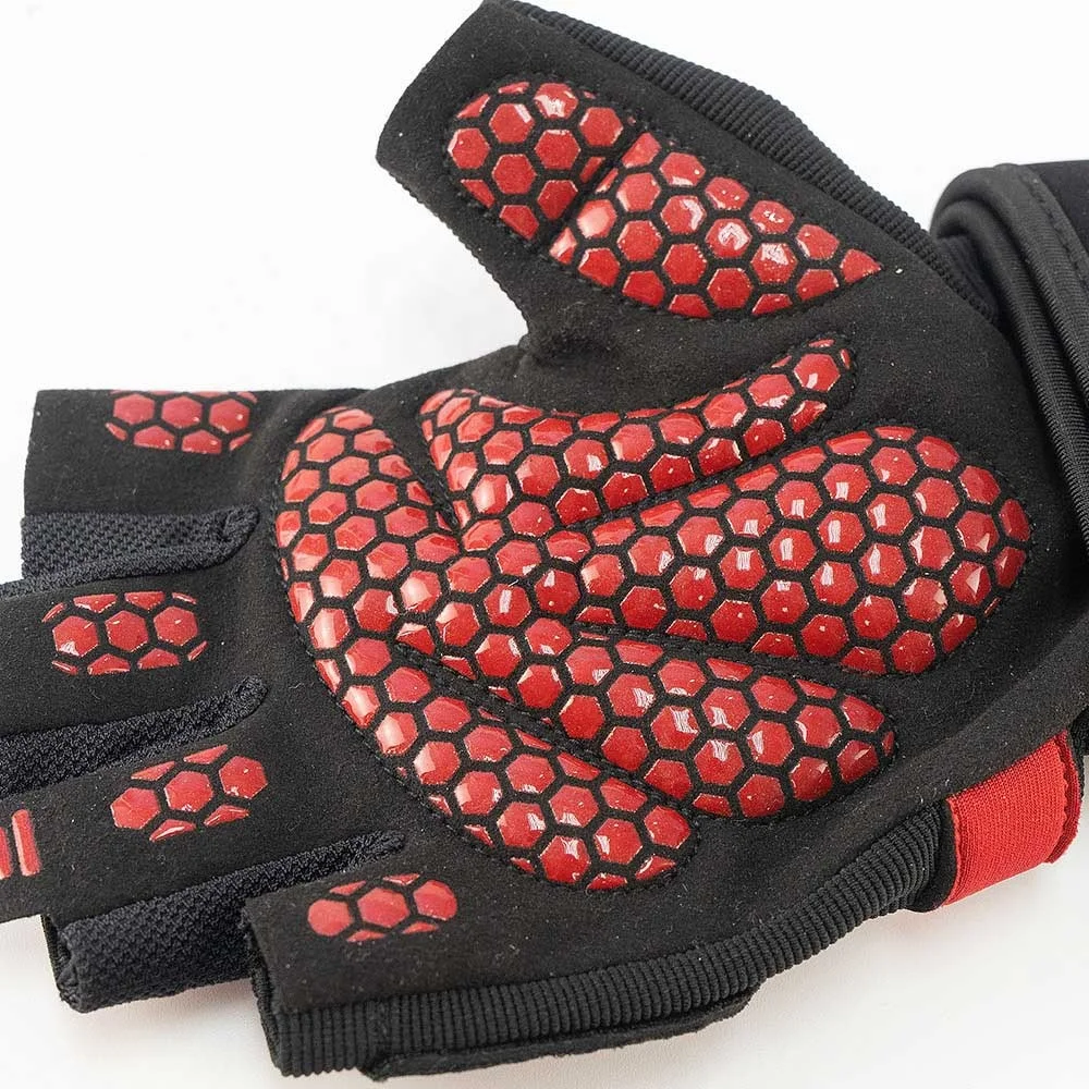  Silicone Gym Fitness Training Gloves Custom Anti Slip Wrist Closed Design Workout For Men Women