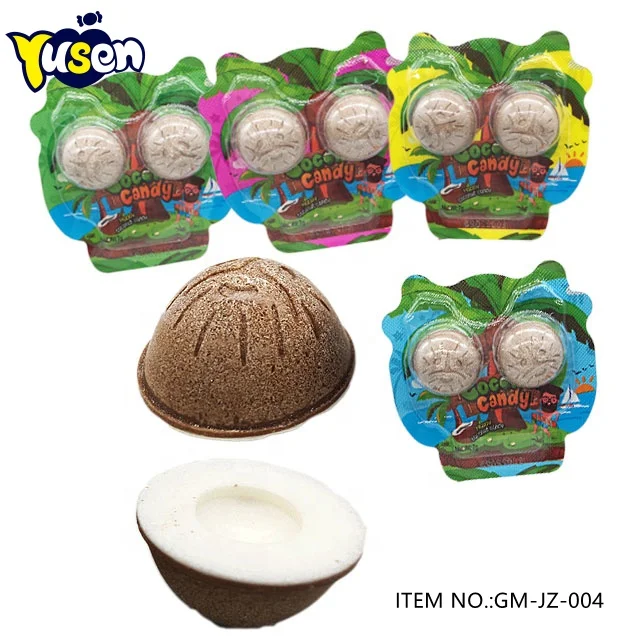 Wholesale Cheap New Type Coconut Flavor Funny Delicious Dry Eat Milk Coconut Pressed Candy