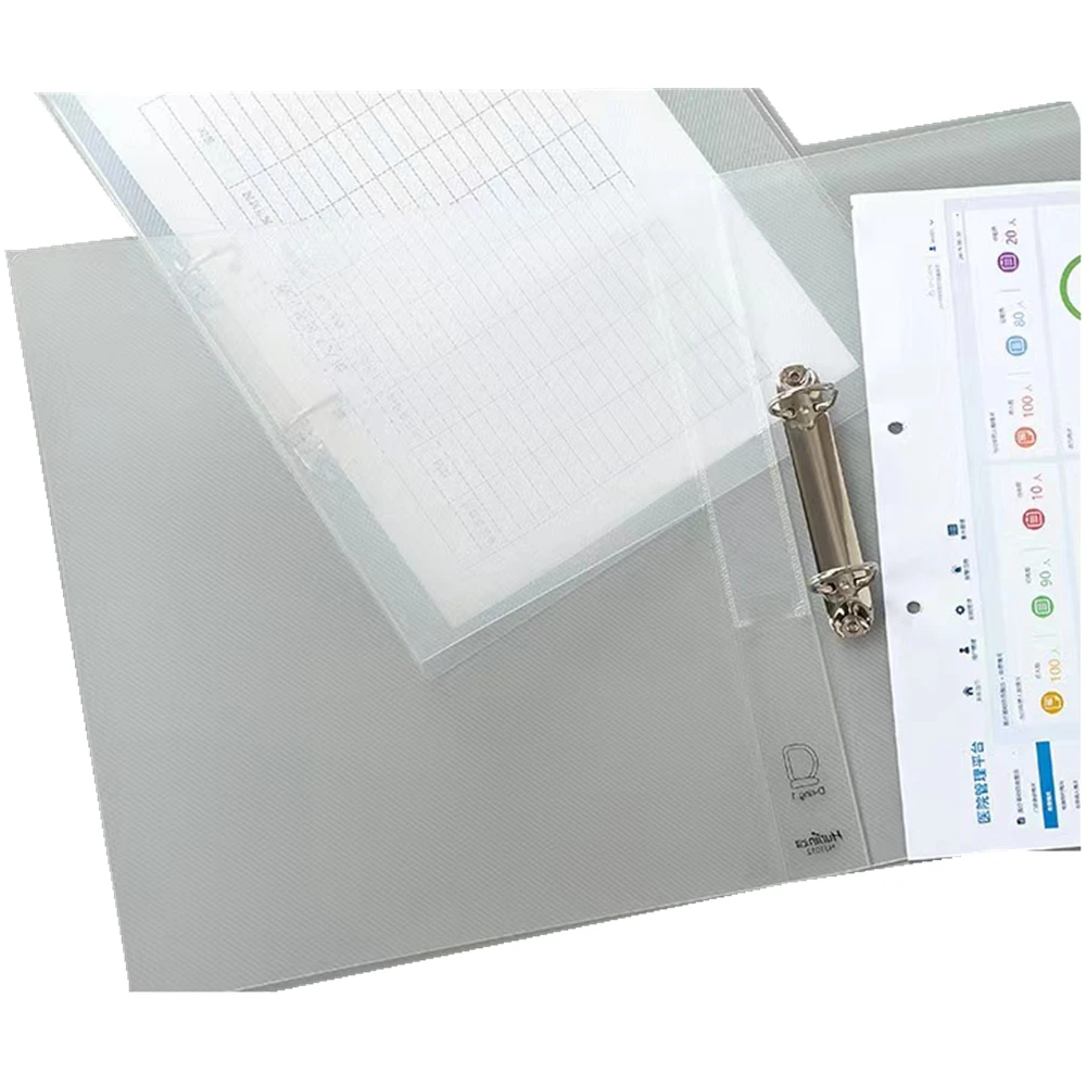 OEM Factory Professional A4 FC Size Plastic Spring Clip File Folder  Document Spring Folder Clip