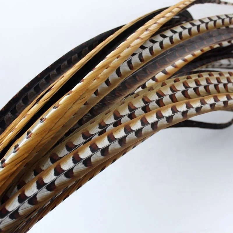 Natural 140-150cm Large Pheasant Tail Feather Big Reeves for Wedding Party or Carnival Decorations Raw or Dyed Pattern