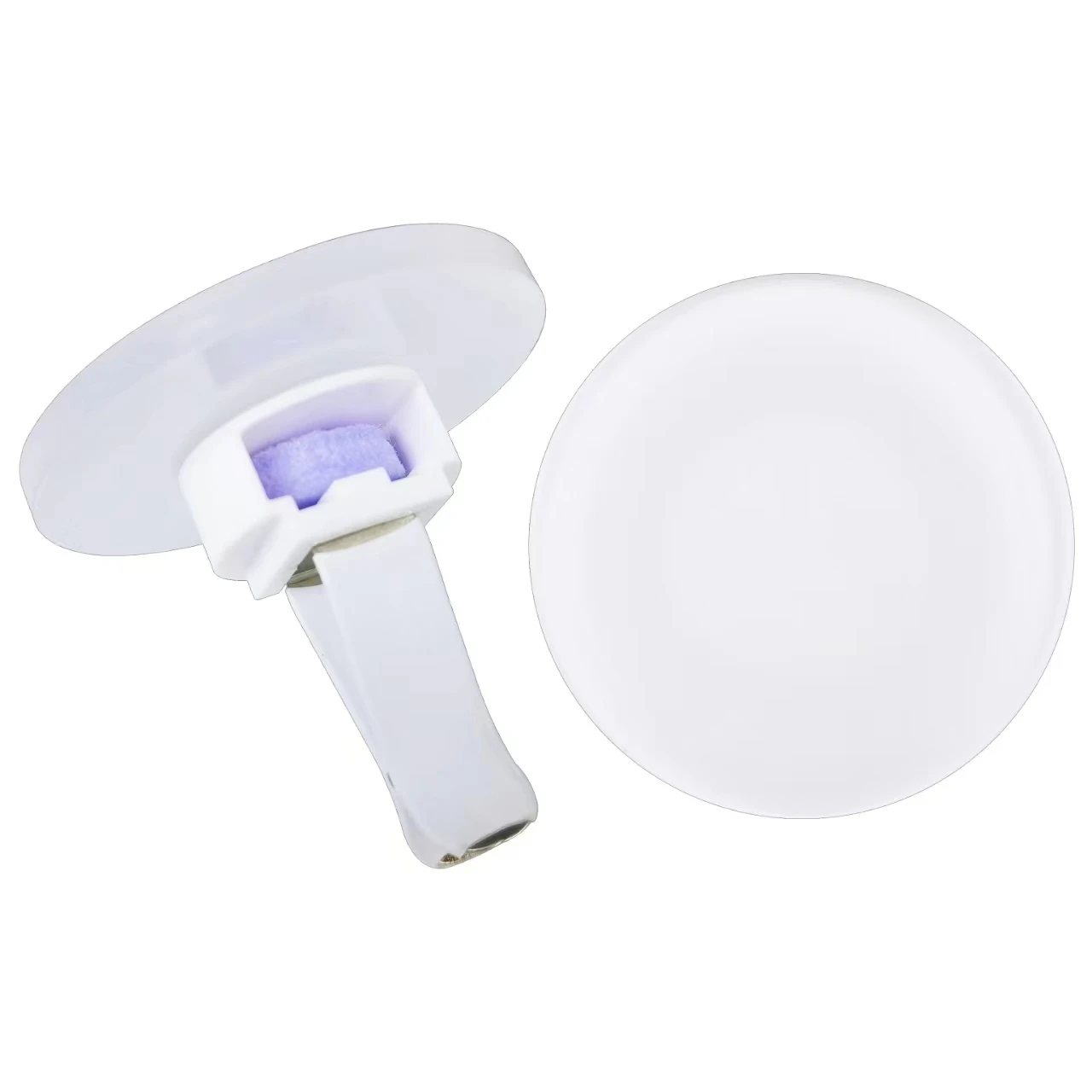 Sublimation blanks acrylic clip single sided Personalized Picture Car Vent Clips Circle square shape 50*50cm