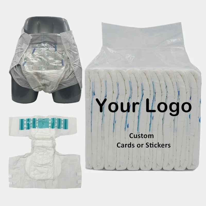 Prevail Extra Large Adult Diaper 6 Tab Plus Size Diaper Disposable 2XL Thick Protection New Clear Elderly Waterproof