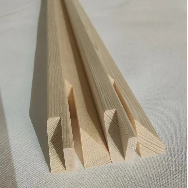 Wholesale big size Custom Size Wooden Canvas frame Stretcher Bars Inner Frames for making  painting canvas