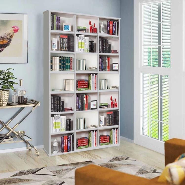 OEM and ODM Corner Shelf Storage Rack Bookcase Modern Design Book Shelve Bookshelf Home Furniture Living Room Furniture Wooden