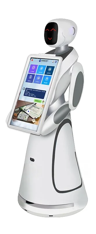 Manufacture supply smart AI guiding robot laser autonomous navigation commercial welcome robot