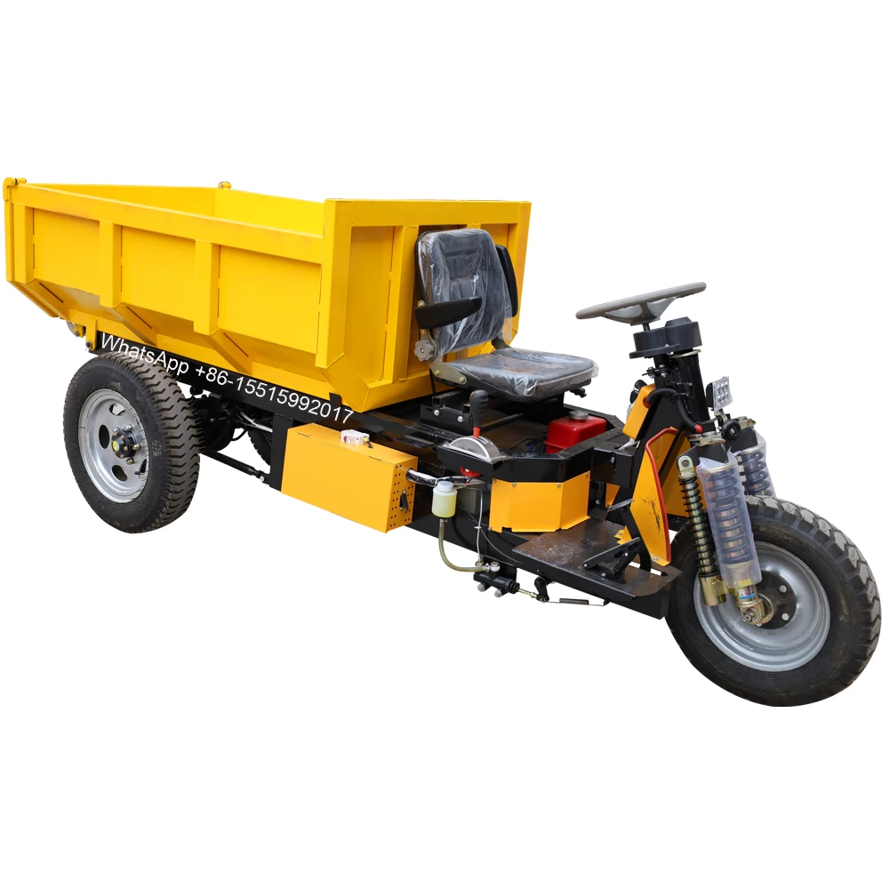 LK270AC  electric hydraulic lifting 2.5T cargo motor  tricycle mini wheel dumper mobile cargo truck for sale