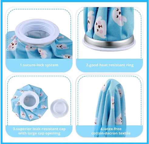 Best selling 2024 Customized Reusable Ice Cold Pack Hot Water or Medical Gel Cube Bag Muscle Swelling Small Cooler